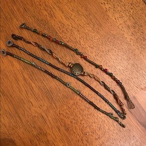 Bohemian Multicolor Beaded Bracelet Set